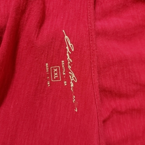 Eddie Bauer fuschia lace front long sleeve Size XXL - Picture 6 of 11